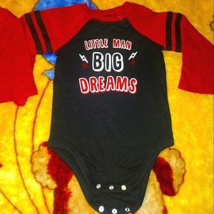 Little Man Big Dreams Onesie